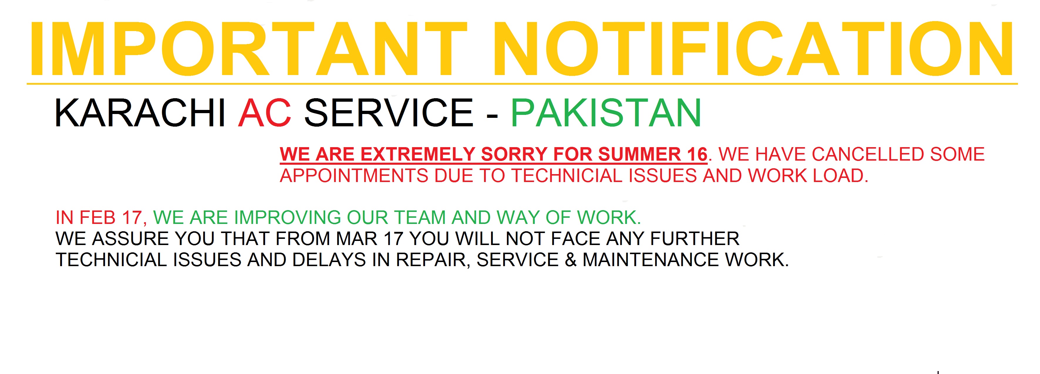 Karachi AC Service